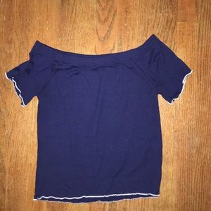 Off the shoulder shirt